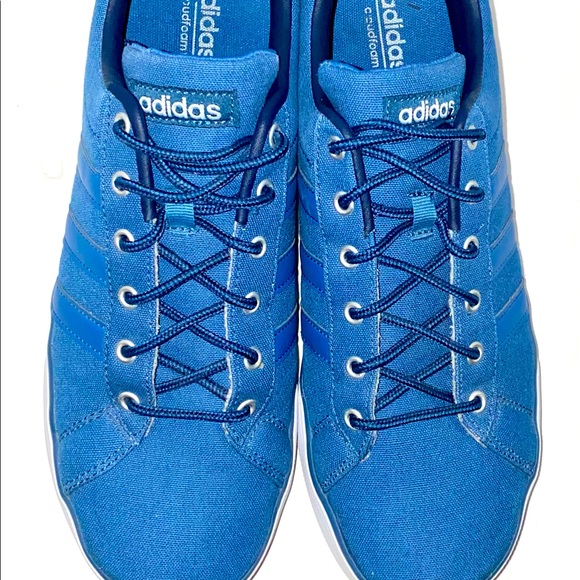 Adidas Art Blue on Blue sneakers Size 10 Mens - Picture 5 of 8